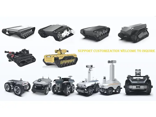 Tianjin Weide Aviations nye produkt har landet, med belte- og hjulchassis tilpasset flere scenarier, og hjelper spesielle roboter å operere effektivt