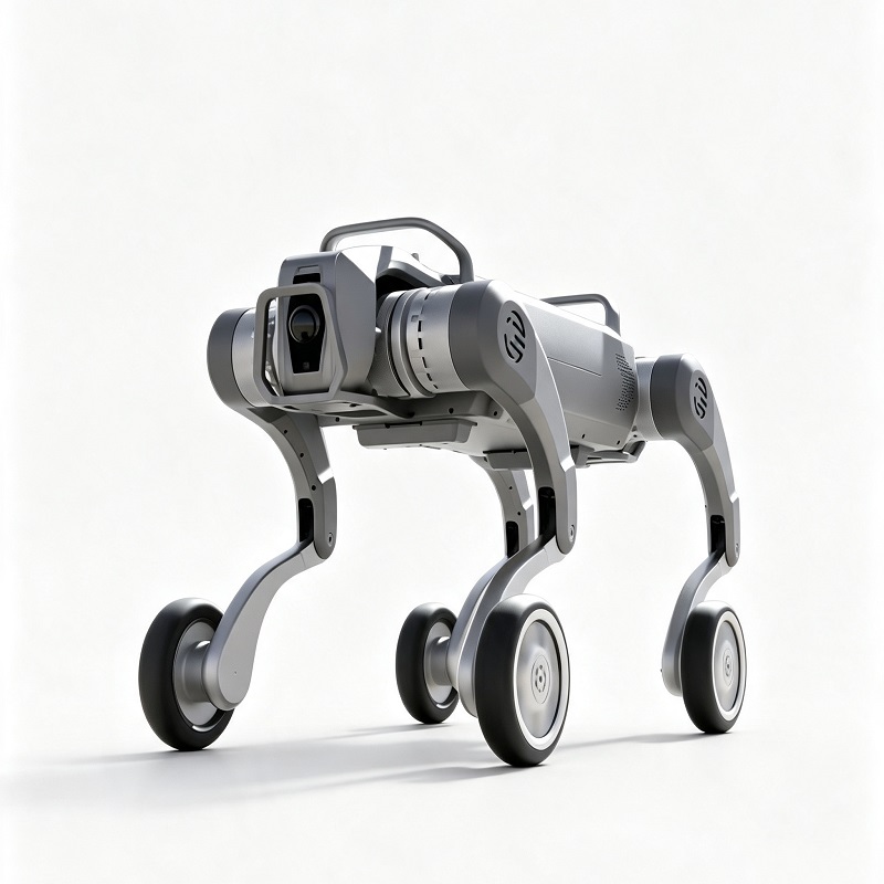 Alt terreng hjulbeint firbeint robothund