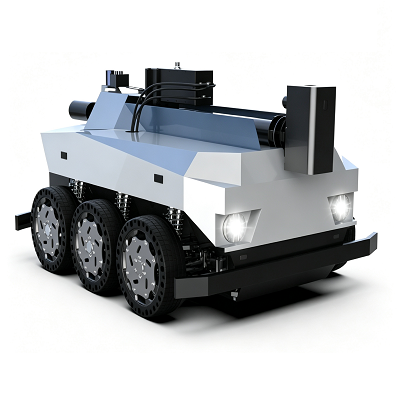 Eksplosjonssikkert sekshjuls chassis