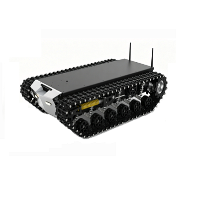 Lett høyhastighets beltet robotchassis