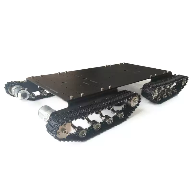 Støtdempende off-road-chassis av metall