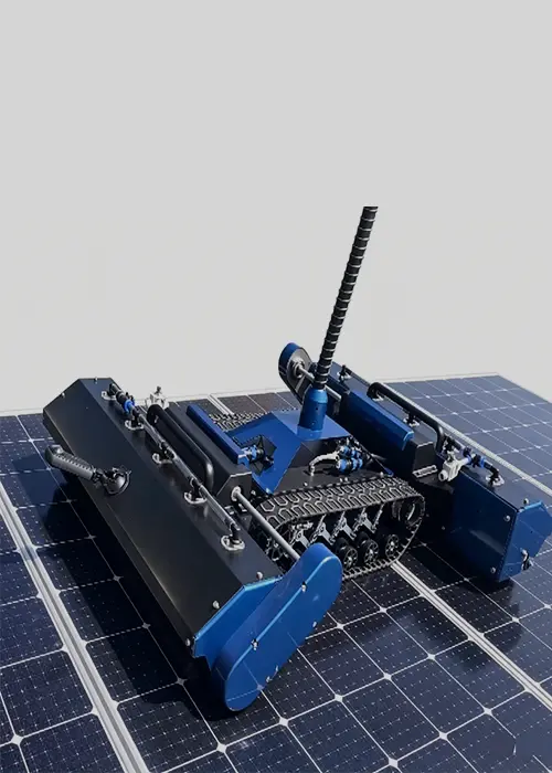 Rengjøring av solcellepaneler