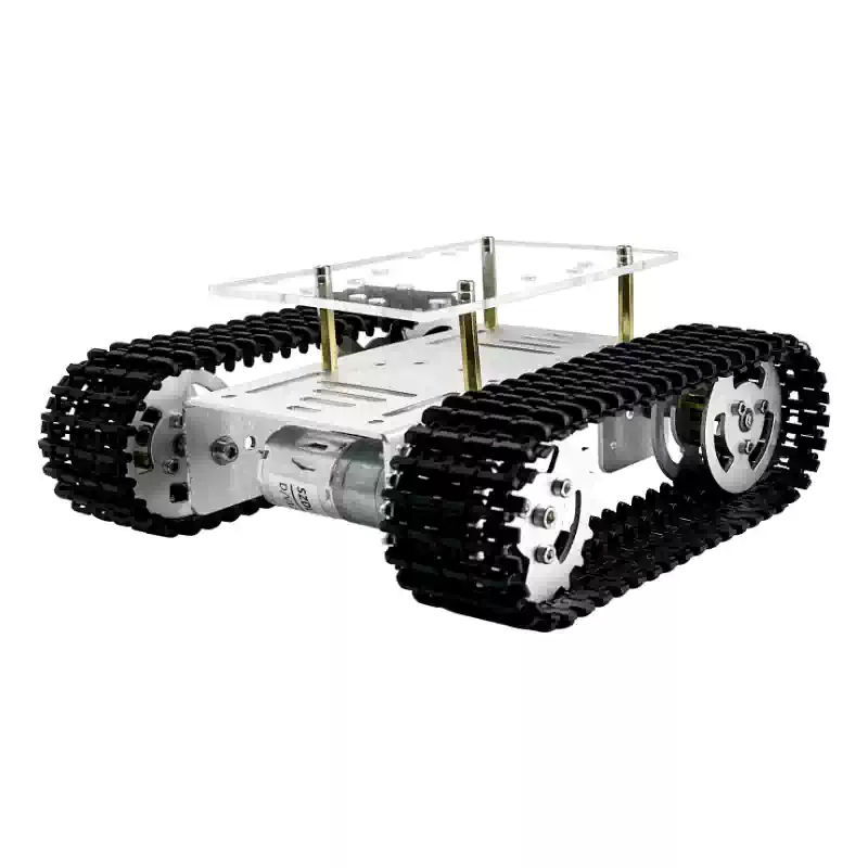 Sporet robotchassis med åpen kildekode DIY-tankplattform
